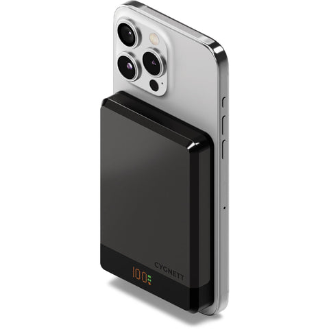 Cygnett Magnetic Wireless Power Bank [10K] (Black)
