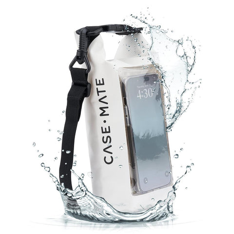 Case-Mate Waterproof 2L Phone Dry Bag (Grey/Black)