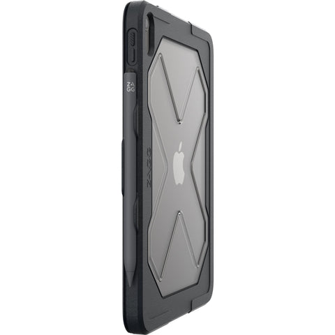 Zagg Rugged Messenger Case for iPad A16 (2025), iPad 10th Gen (10.9" 2022) [Charcoal]