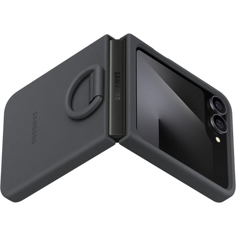 Samsung Silicone Ring Case for Galaxy Z Flip7 FE (Black)