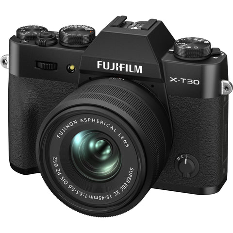 Fujifilm X-T30 II Mirrorless Camera with 15-45mm Lens (Black)