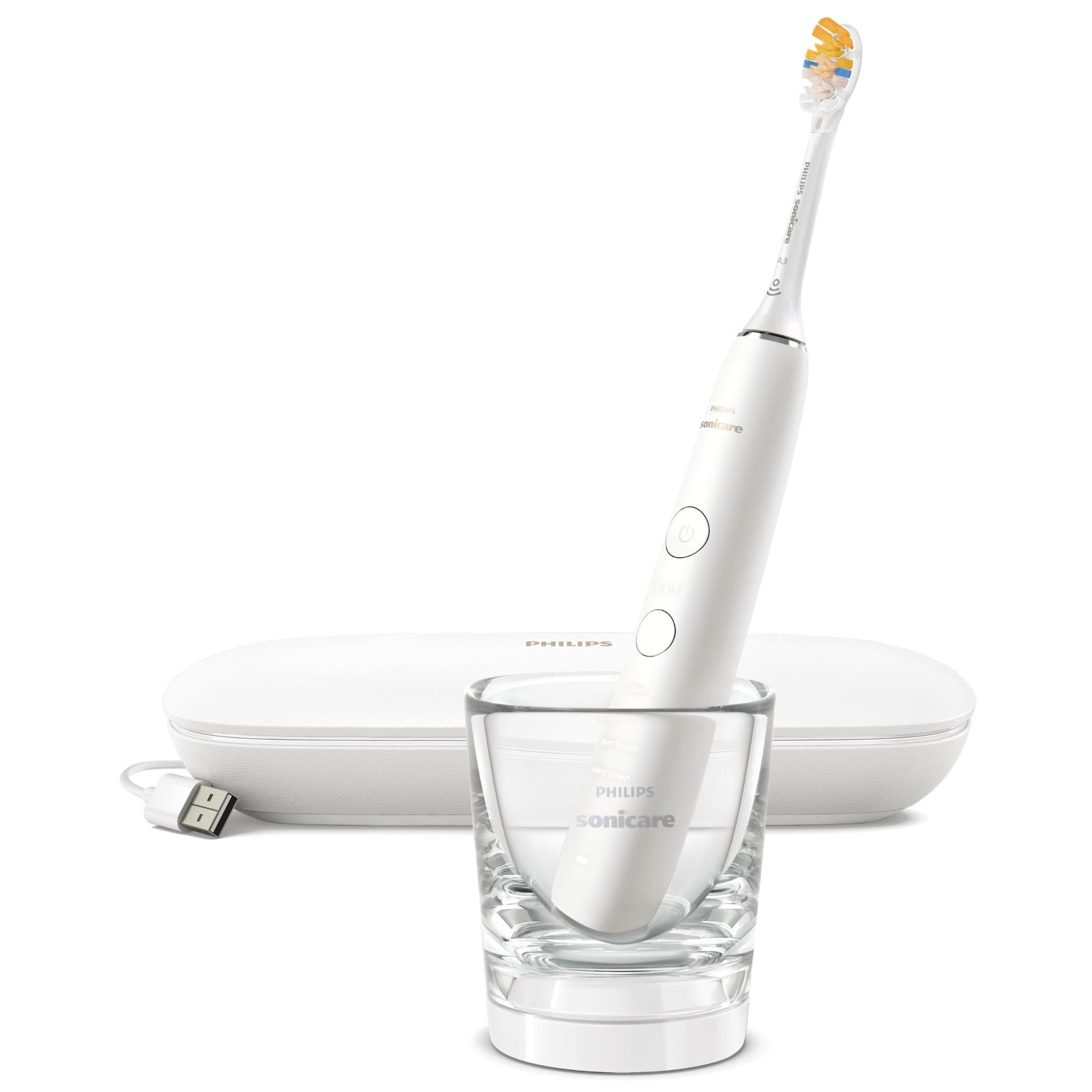 Philips Sonicare DiamondClean 9000 Electric Toothbrush (White