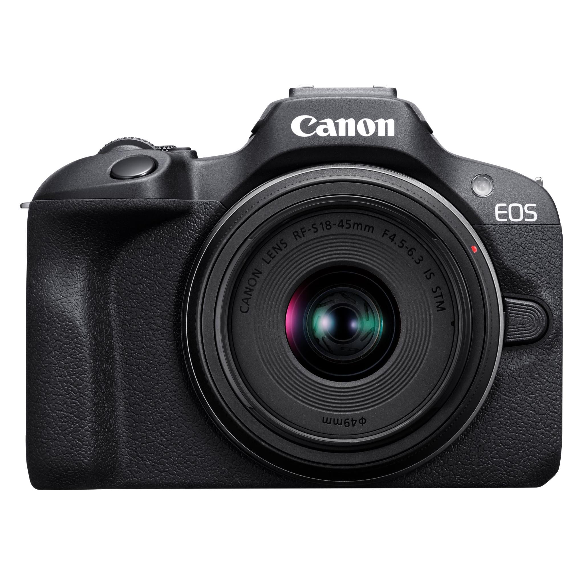 Canon EOS R100 Mirrorless Camera with RF-S 18-45mm Lens - JB Hi-Fi NZ