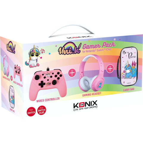 Konix Uni_k Gamer Pack for Nintendo Switch (Be A Princess)