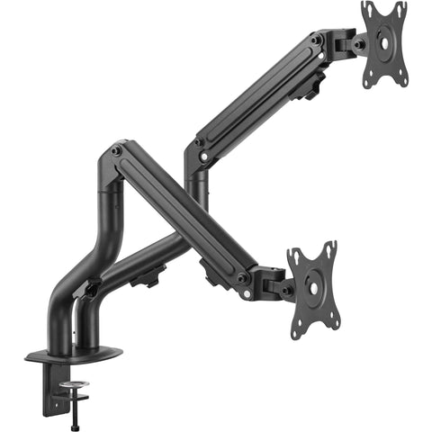 Bracom Dual Monitor Pipe-Shaped Counterbalance Spring-Assisted Monitor Arm