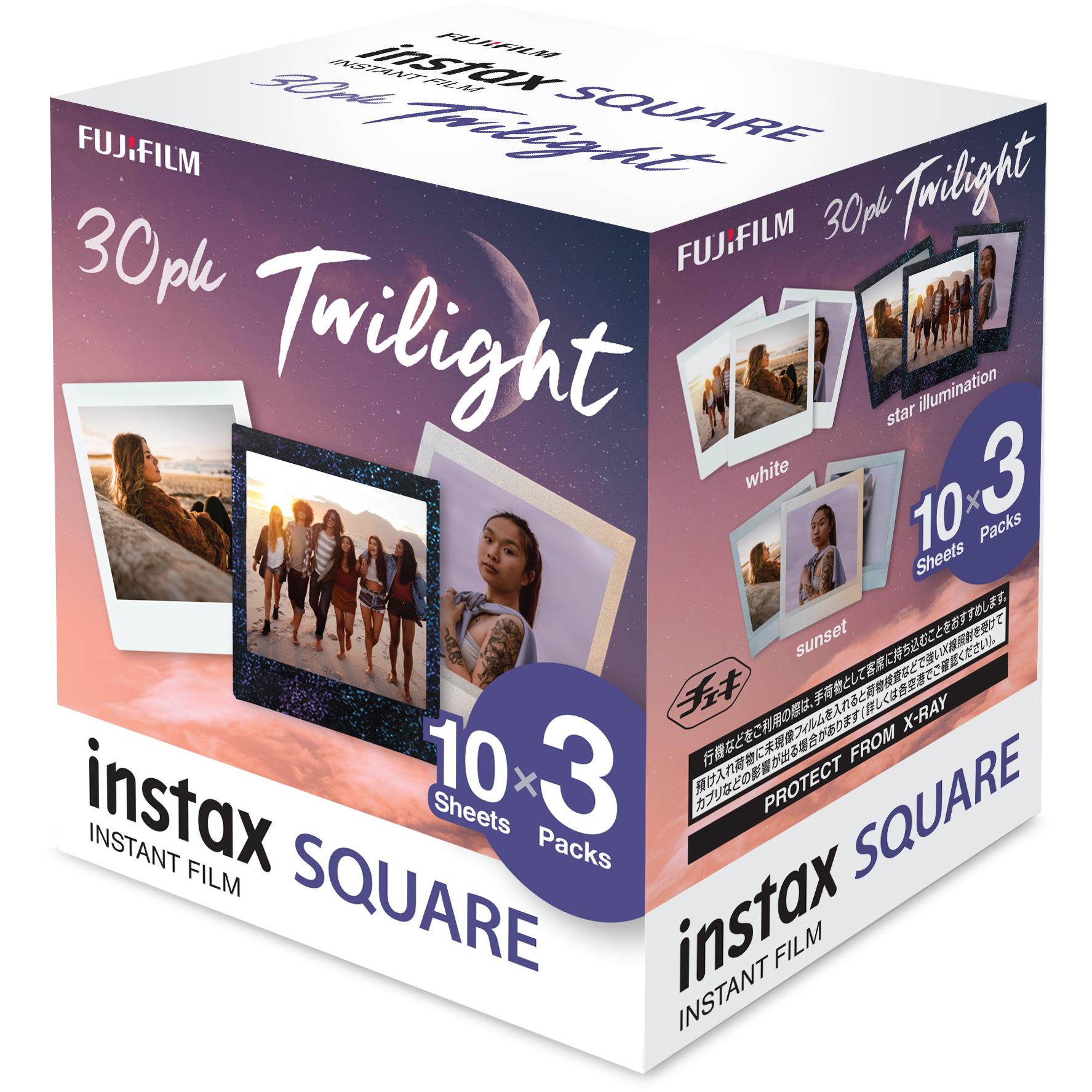 Fujifilm instax SQUARE Film (30 Pack) [Twilight] JB Hi-Fi NZ