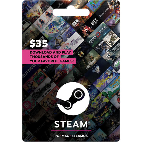 Steam $35 Gift Card (In-store Only)