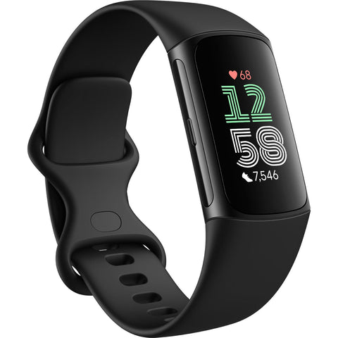 Fitbit Charge 6 Fitness Tracker (Black/Obsidian)