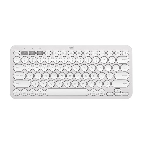 Logitech K380S Pebble Keys 2 Wireless Keyboard (White)
