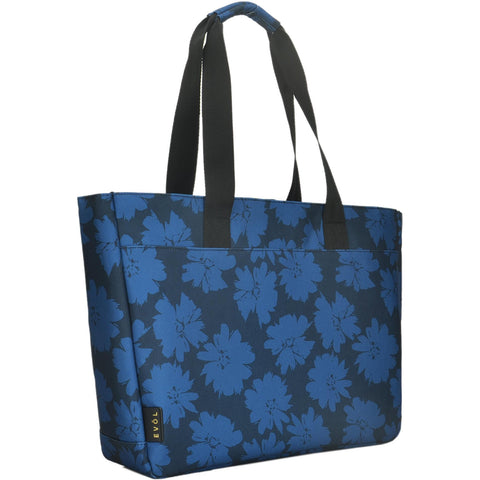 Generation Earth Artisan Recycled Tote Bag (Blue Flower)