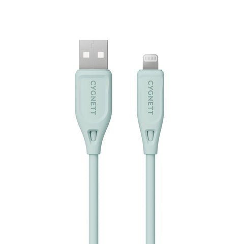 Cygnett Charge & Connect Lightning to USB-A Cable V2 1.2m (Green)