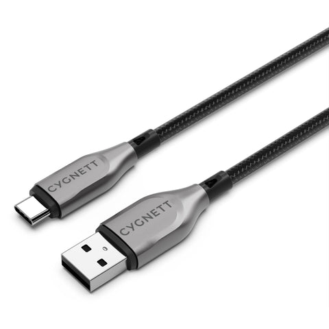 Cygnett Armoured USB-C to USB-A Cable (2m) [Black]