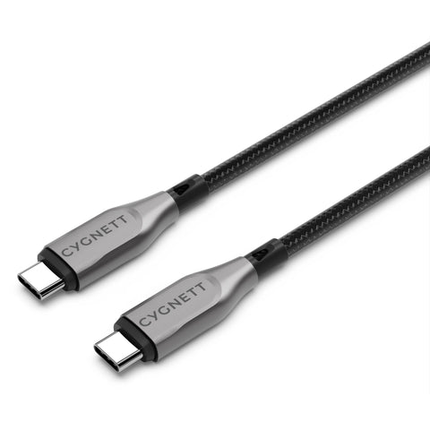 Cygnett Armoured USB-C to USB-C Cable (3m) [Black]