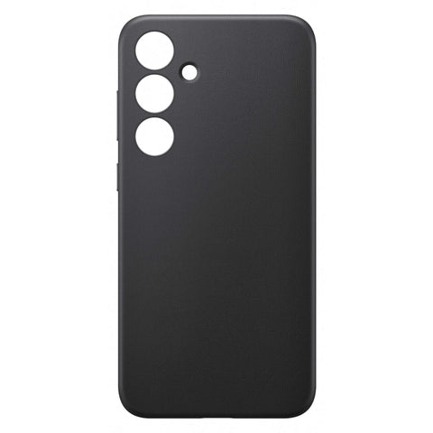 Samsung Faux Leather Case for Galaxy S24+ (Black)