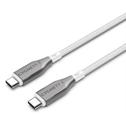 Cygnett Armoured USB-C to USB-C Cable (3m) [White]