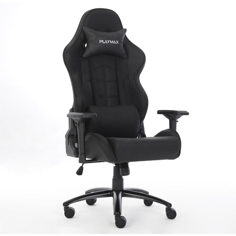 Playmax Fabric Elite Gaming Chair (Black)