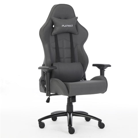 Playmax Fabric Elite Gaming Chair (Grey)