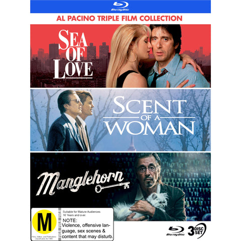 Al Pacino: Triple Film Collection (Sea Of Love/Scent Of A Woman/Manglehorn)