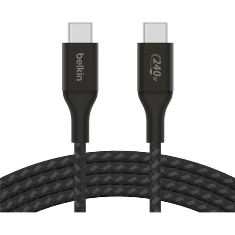 Belkin BoostCharge 240W Braided USB-C Cable (2m) [Black]
