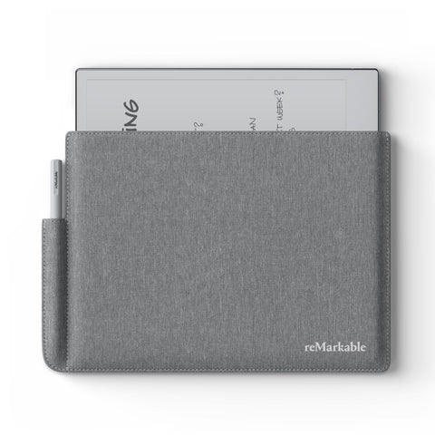 reMarkable Polymer Weave Folio Case for reMarkable 2 Paper Tablet (Grey)