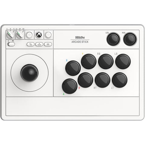 8BitDo Arcade Stick for Xbox (White)
