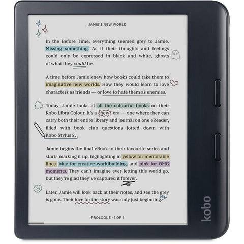 Kobo Libra Colour 7" eReader (Black)