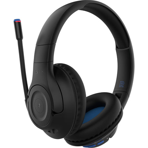 Belkin SoundForm Inspire Wireless Over-Ear Headset for Kids (Black)