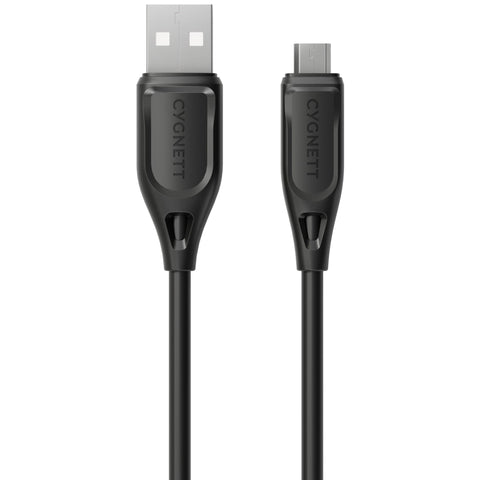 Cygnett Charge & Connect Micro USB to USB-A Cable V2 [1.2m] (Black)