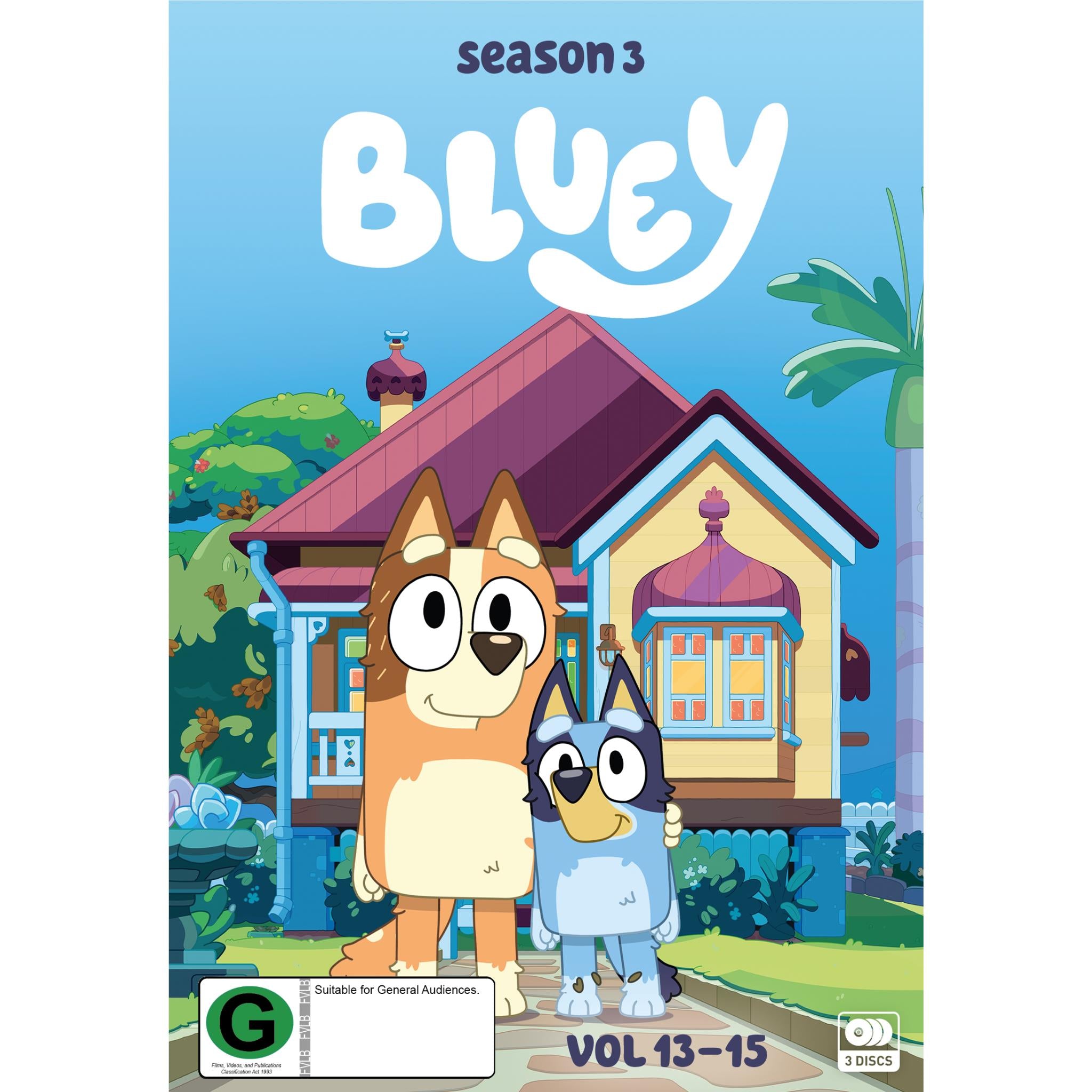 Bluey - Season 3 Part 1 (Vol 13-15) - JB Hi-Fi NZ