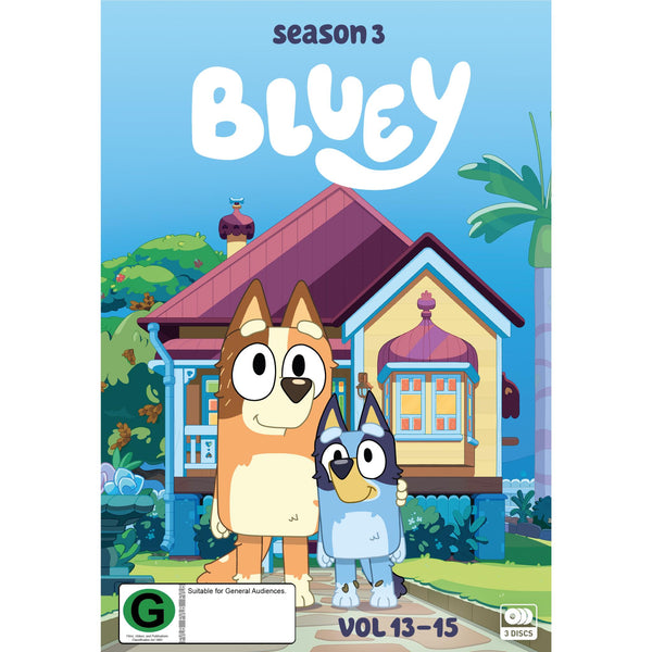 Bluey - Season 3 Part 1 (Vol 13-15) - JB Hi-Fi NZ