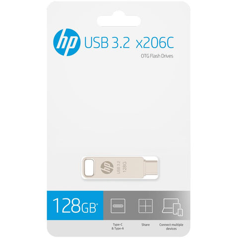 HP x206c OTG USB-C 3.2 Dual Flash Drive (128GB)