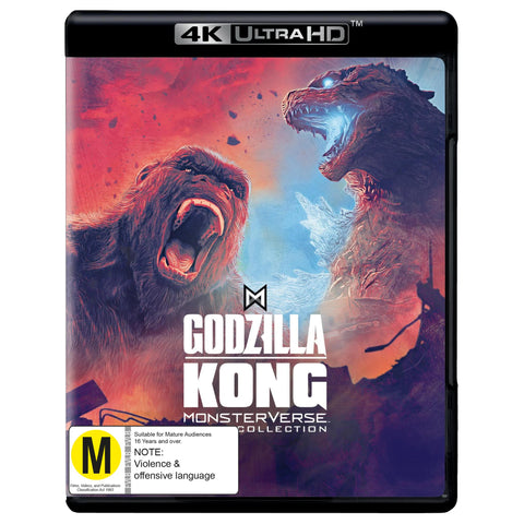 Godzilla Kong MonsterVerse 5-Film Collection