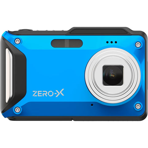 Zero-X DC300 Aqua Waterproof 4K UHD Digital Camera (Blue)