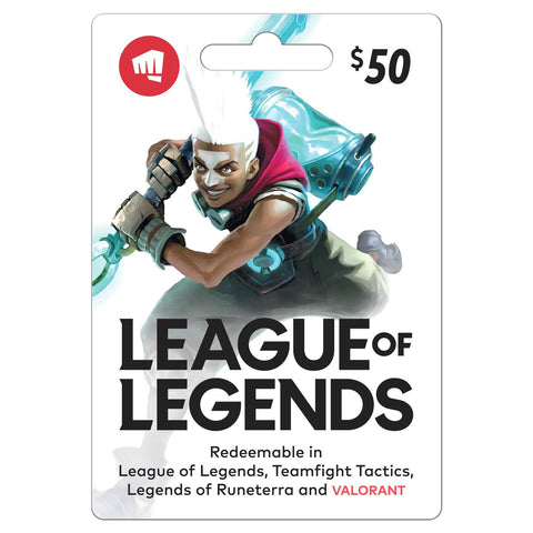 League of Legends $50 Gift Card (Digital Download)