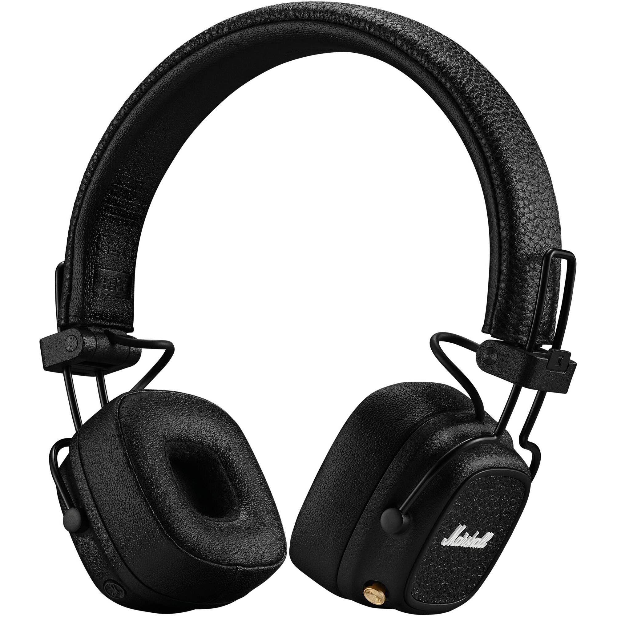 Marshall MAJOR V Wireless On-Ear Bluetooth Headphones (Black) - JB