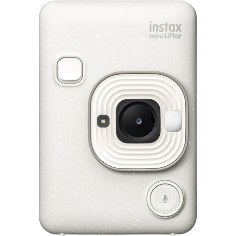 Fujifilm instax mini LiPlay C Instant Camera and Smartphone Printer (Misty White)