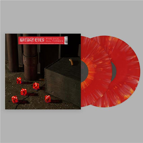 Five Dices, All Threes (Red & Orange Splatter Vinyl)