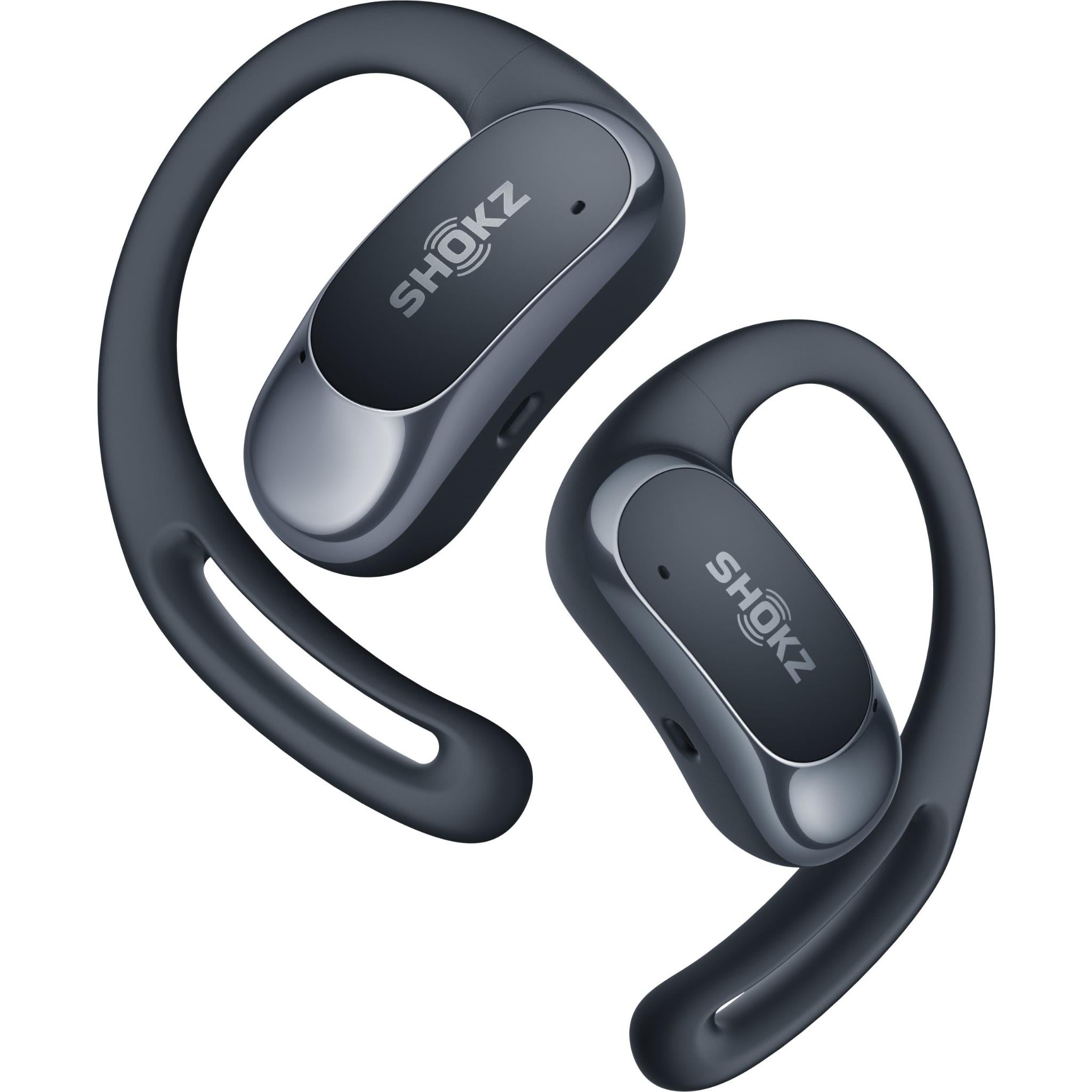 Shokz OpenFit Air Open-Ear Headphones (Black) - JB Hi-Fi NZ