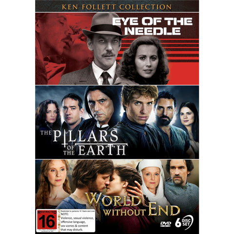 Ken Follett Collection: Eye of the Needle / the Pillars of the Earth / World Without End