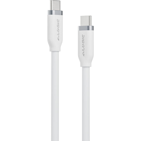 ALOGIC Elements Silicone 240W USB-C Cable [1m] (White)