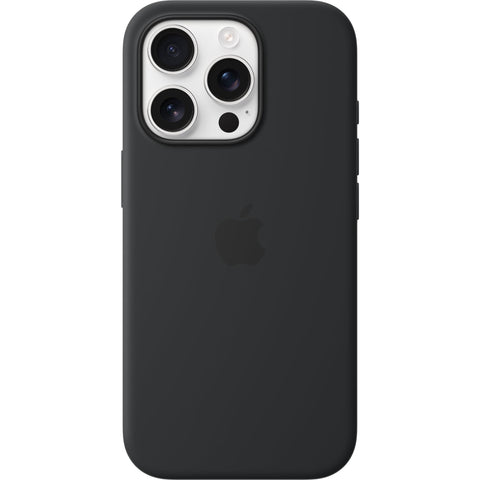 Apple Silicone Case with MagSafe for iPhone 16 Pro (Black)