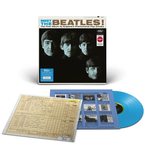 Meet The Beatles (IN MONO)(1964 US Album)(JB Hi-Fi NZ Exclusive Blue Vinyl)