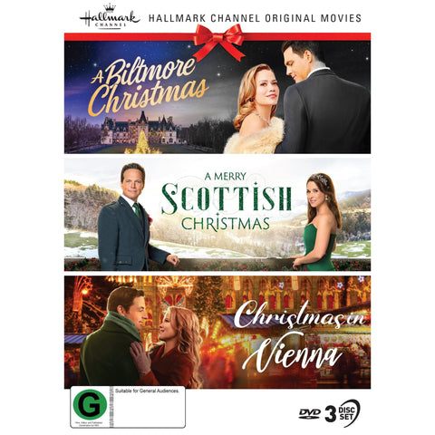 Hallmark Christmas Collection 38: A Biltmore Christmas / A Merry Scottish Christmas / Christmas In Vienna