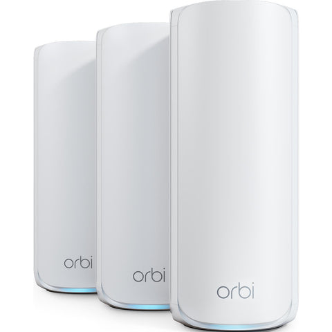 NETGEAR Orbi RBE773 BE11000 Tri-band Mesh WiFi 7 Router (3 Pack)