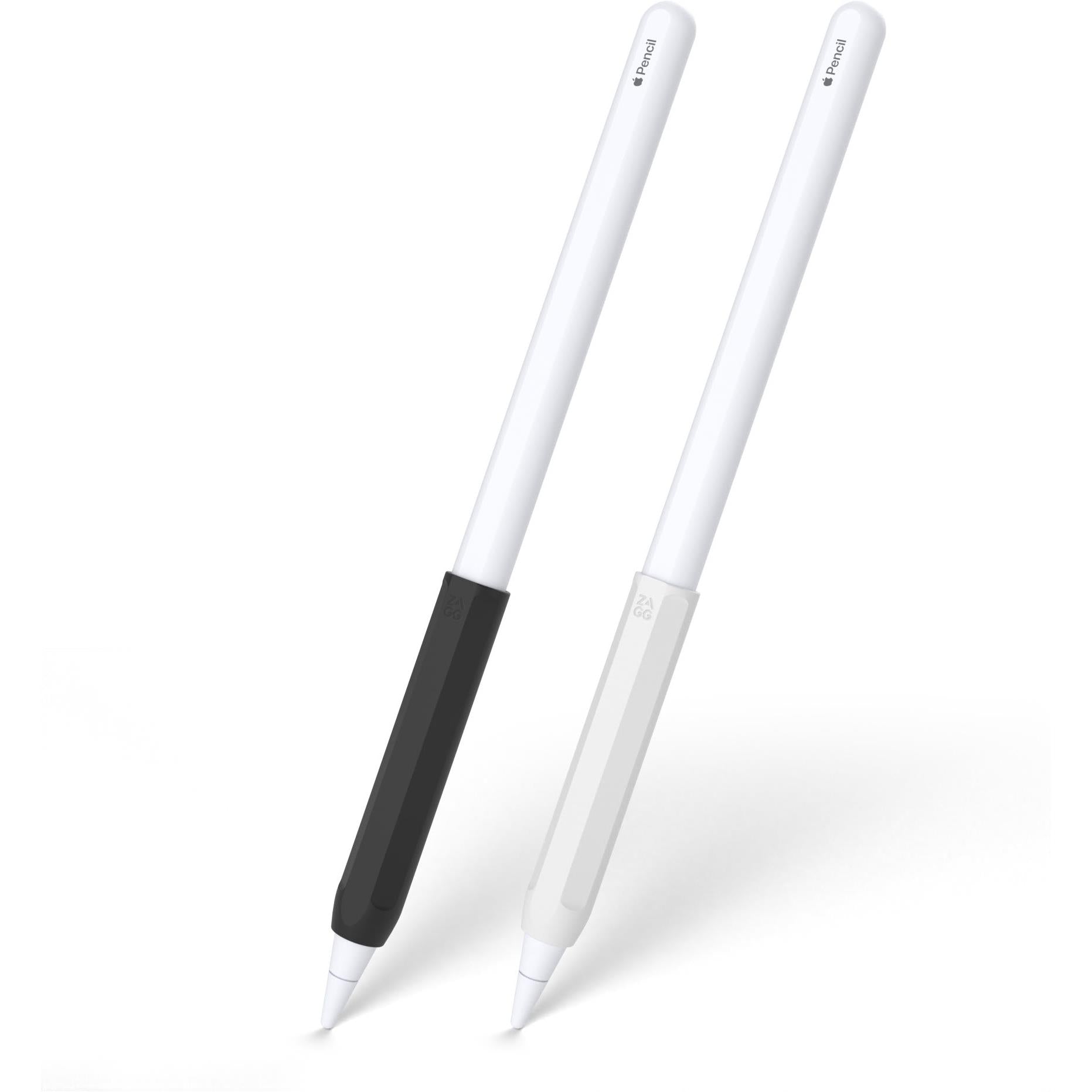 Zagg Apple Pencil Grips [2 Pack] (Black & White) - JB Hi-Fi NZ