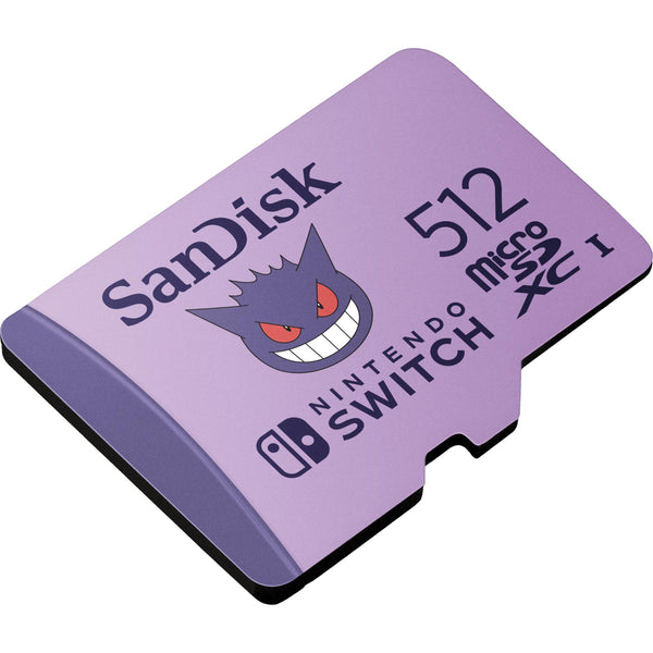 SanDisk Pokémon microSD Card for Nintendo Switch (512GB Gengar)