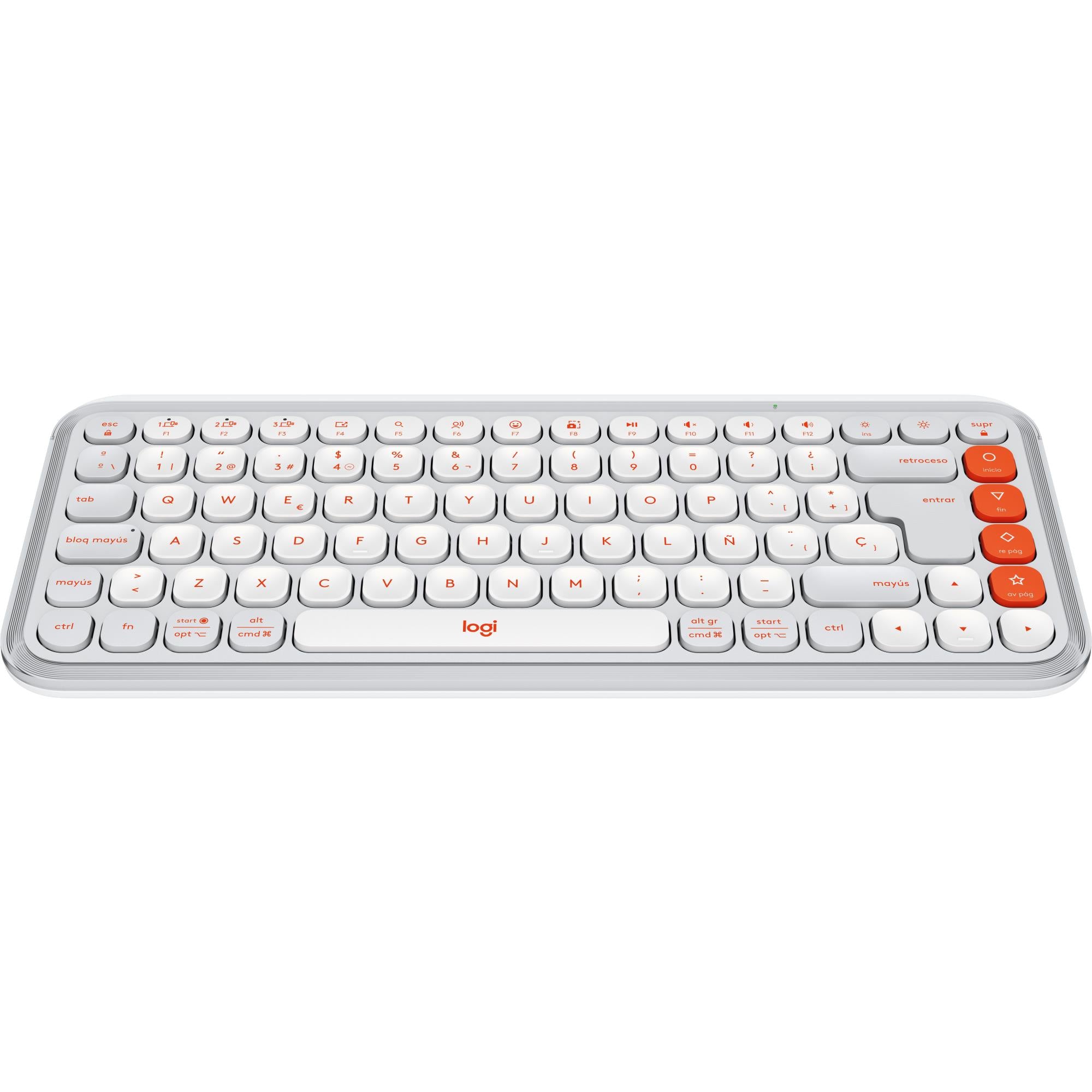 Icon POP キーボード Bluetooth ホワイト KEYS ICON POP logi Keys Logitech | Keyboard Bluetooth キーボード