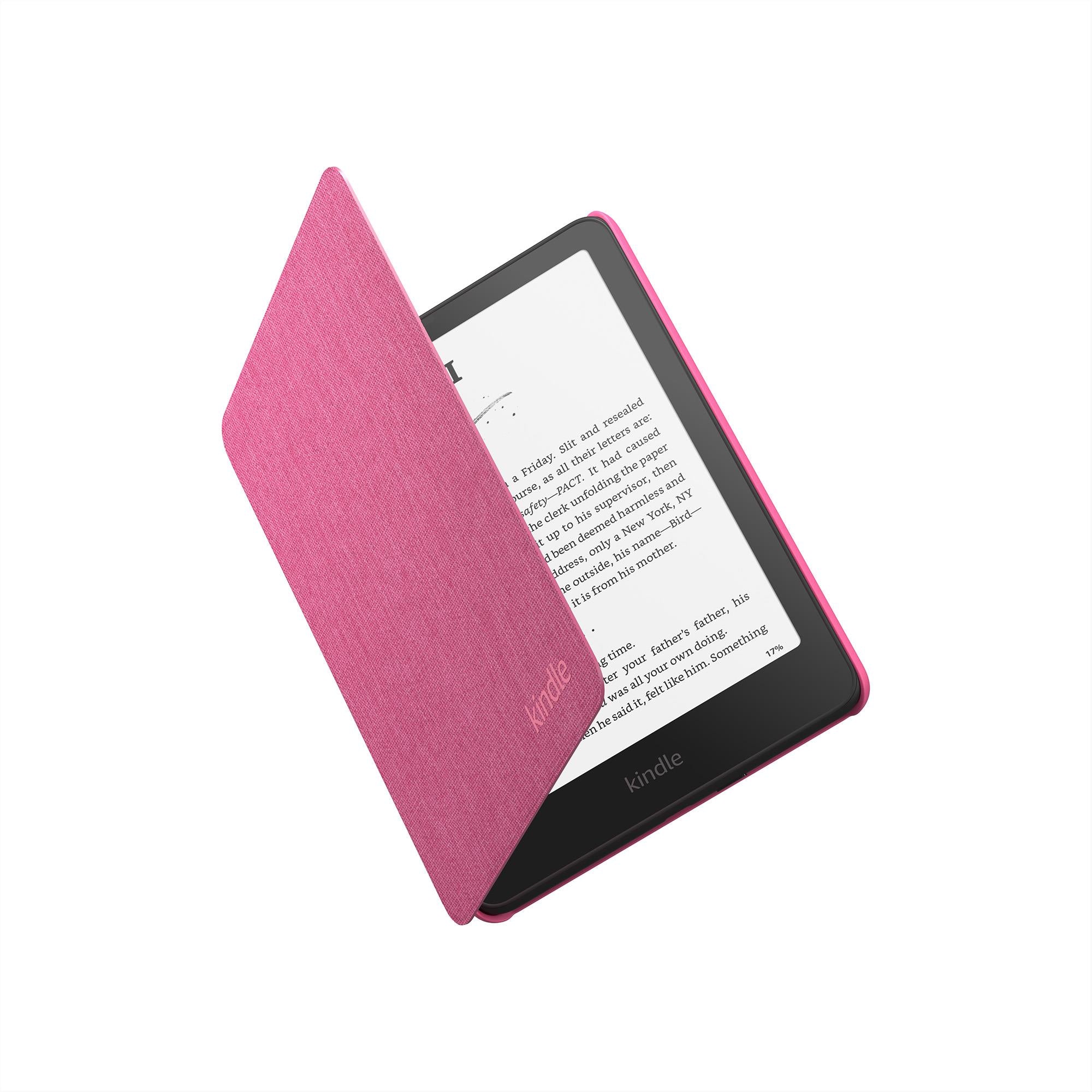 Kindle Paperwhite/Colorsoft Fabric Cover for 12th Gen (Raspberry