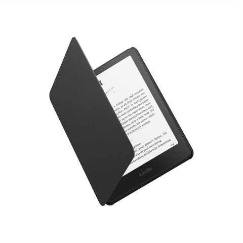 Kindle Paperwhite/Colorsoft Leather Cover for 12th Gen (Black)