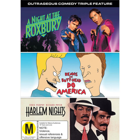 Outrageous Comedy Triple (A Night at the Roxbury/Beavis and Butt-Head Do America/Harlem Nights)